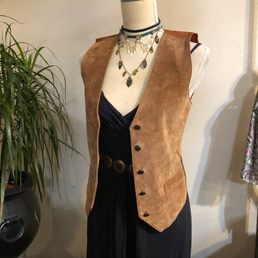 Leather Vest By Wilson